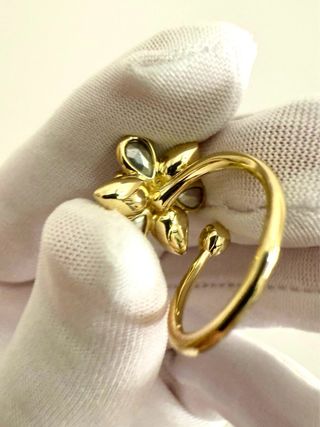 Anillo Swarovski Idyllia - Dorado y Verde