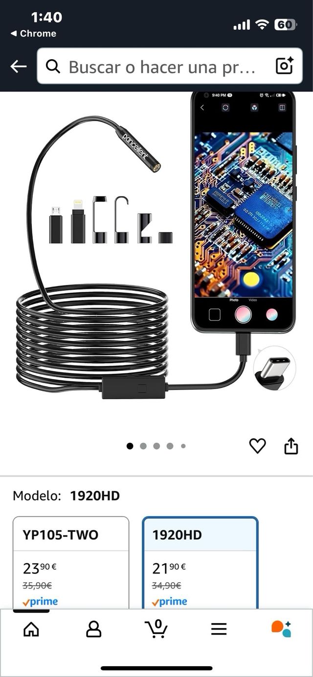 Endoscopio a pannello - Telecamera industriale