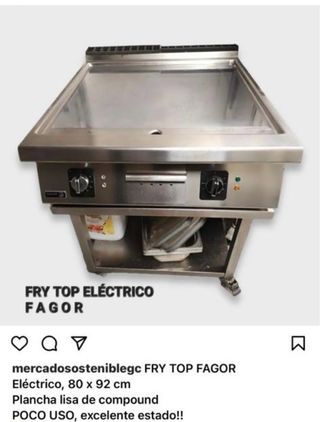 Plancha eléctrica FAGOR - 80x92cm