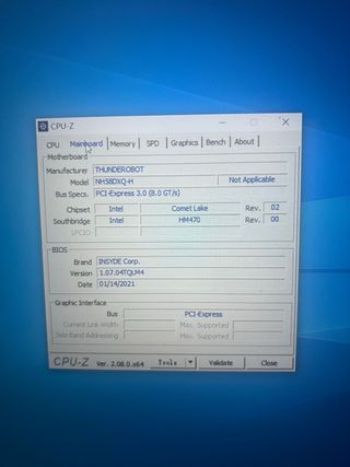 Portátil rtx 3060 i5 10500h