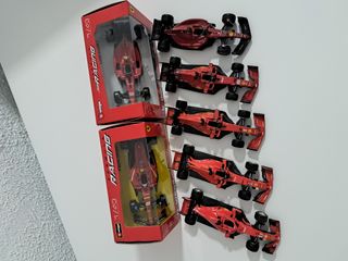 F1 Ferrari Burago - 7 coches escala 1/43