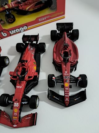 F1 Ferrari Burago - 7 coches escala 1/43