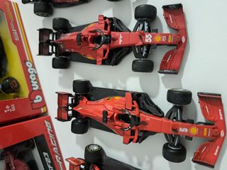F1 Ferrari Burago - 7 coches escala 1/43