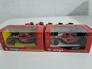 F1 Ferrari Burago - 7 coches escala 1/43