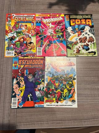 Pack de cómics Marvel.