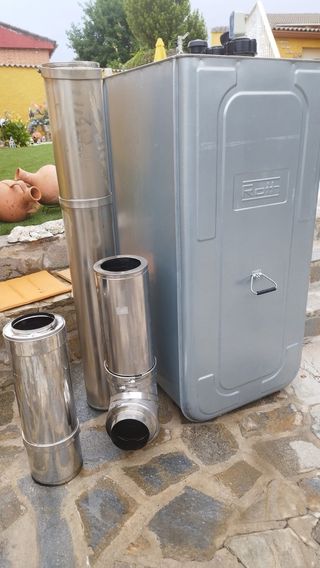 SIN USAR Depósito combustible 700L + 3 chimenea