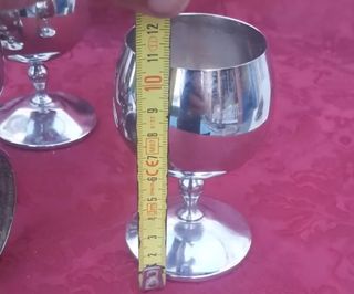 4 Copas alpaca antiguas