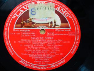 LP Vinilo María Callas - Recital