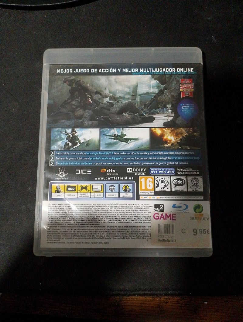 Imagen de Battlefield 3 PS3 - Juego Completo