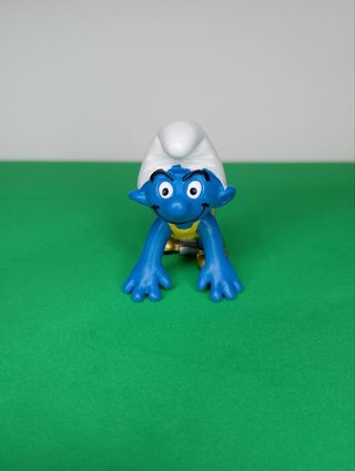 Smurf Sprinter Atleta Vintage Puffo Pitufo