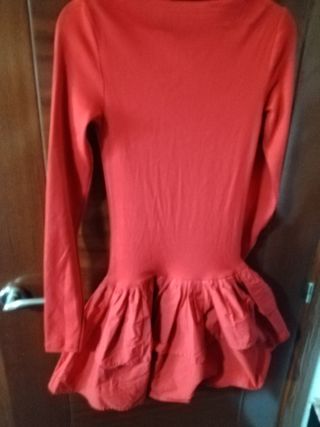 Vestido mini Zara rojo Talla S