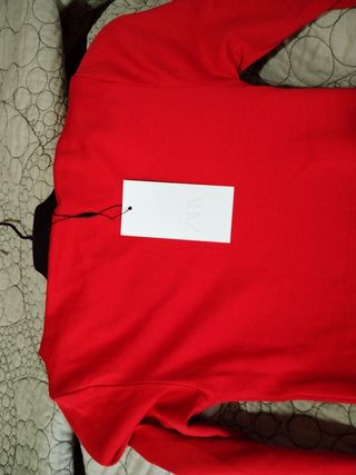 Vestido mini Zara rojo Talla S