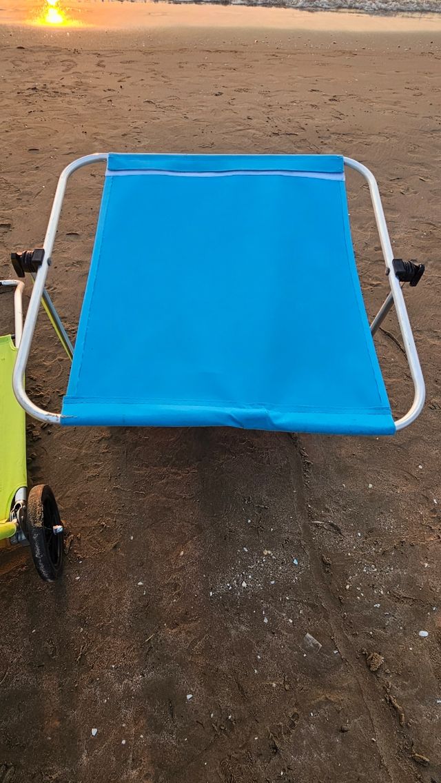 Hamacas playa con sombrilla