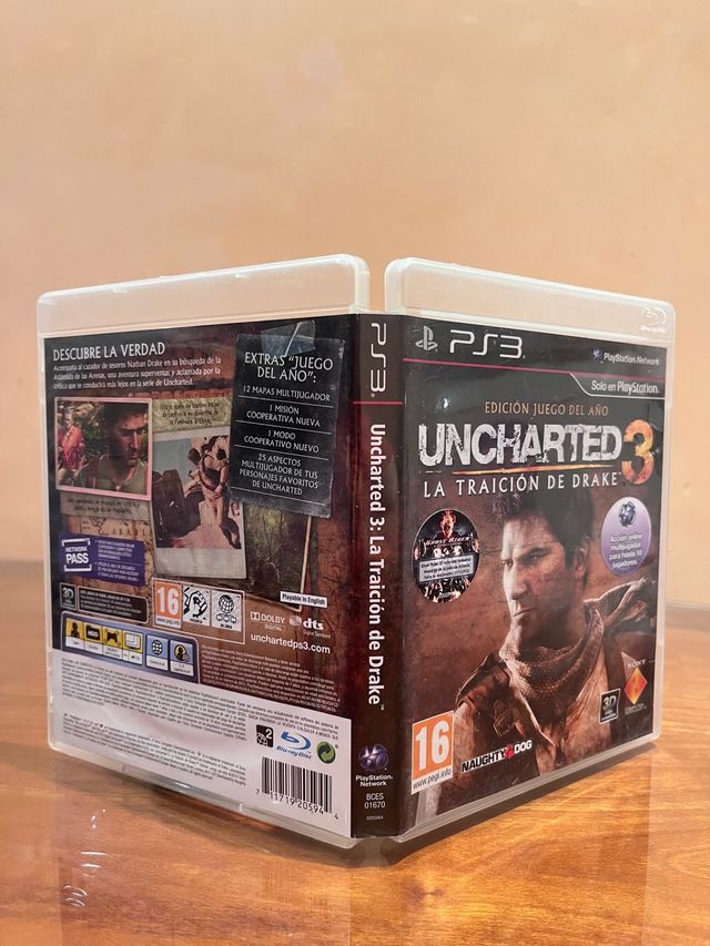 UNCHARTED 3 PS3 - EDICIÓN JUEGO DEL AÑO