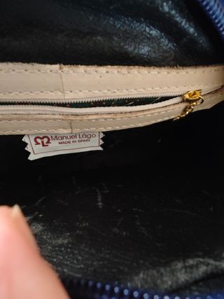 Bolso LAKES beige y negro