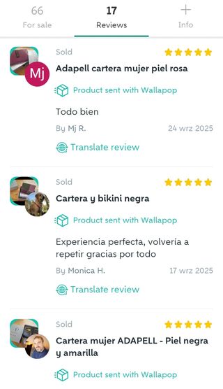 Cartera ADAPELL - Piel Negra