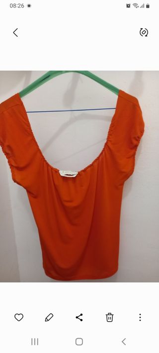 Top Arancione Marella