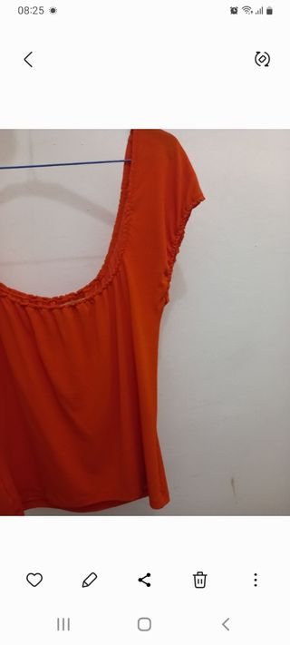 Top Arancione Marella