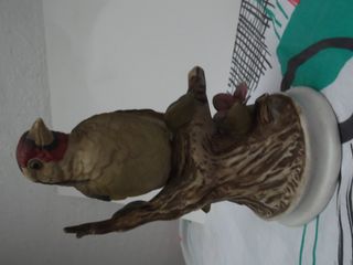 Figura porcelana pájaro