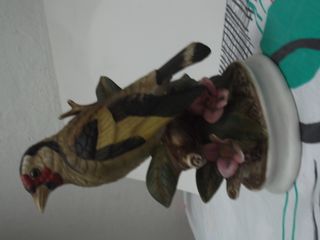 Figura porcelana pájaro