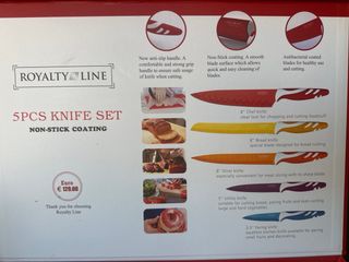 Juego cuchillos ROYAL LINE - 5 piezas