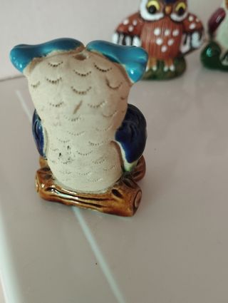 3 Miniaturas búhos Decoración