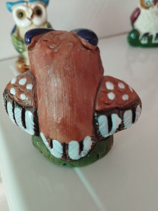 3 Miniaturas búhos Decoración