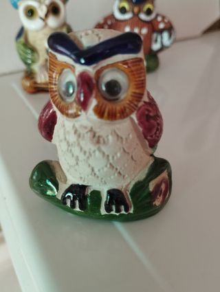 3 Miniaturas búhos Decoración