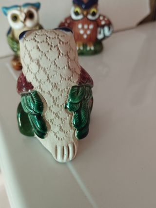 3 Miniaturas búhos Decoración
