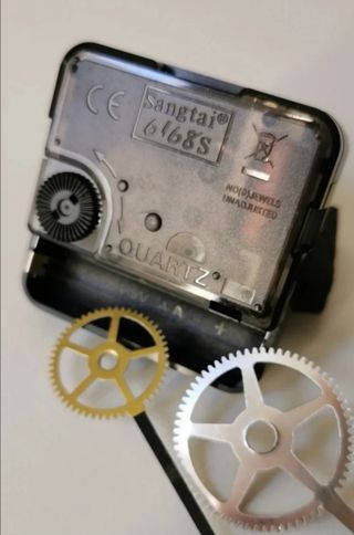 Relojes: Maquinaria continua sin Tic-Tac + Agujas