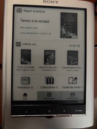 Sony PRS-650 (eReader) Plata