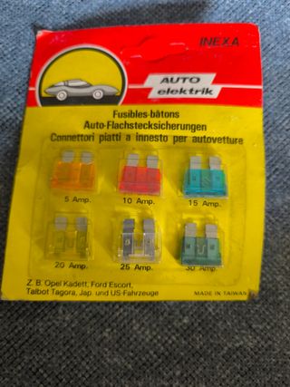 Fusibles coches - Inexa