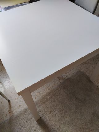 Mesa blanca 90cm - Madera