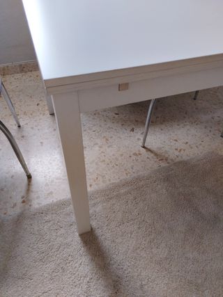 Mesa blanca 90cm - Madera