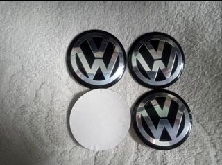 Pegatinas 56mm Volkswagen tapabuje centro rueda 