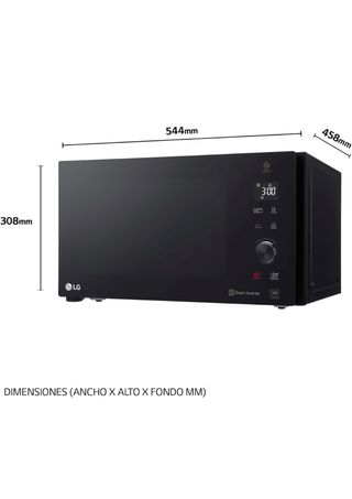 Microondas LG MH7265DPS - Negro