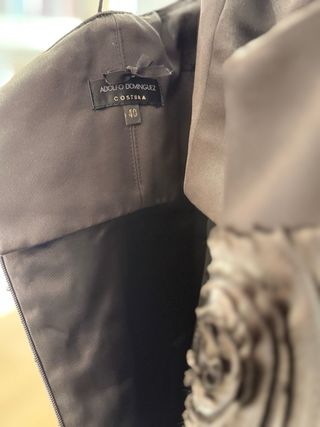 Vestido largo Adolfo Domínguez negro