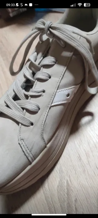 Zapatillas Chunky Beige Plataforma XXL Ondulada 41