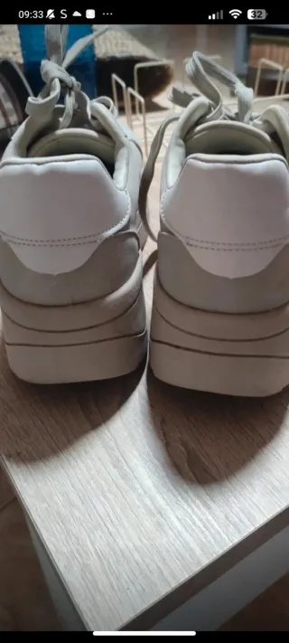 Zapatillas Chunky Beige Plataforma XXL Ondulada 41
