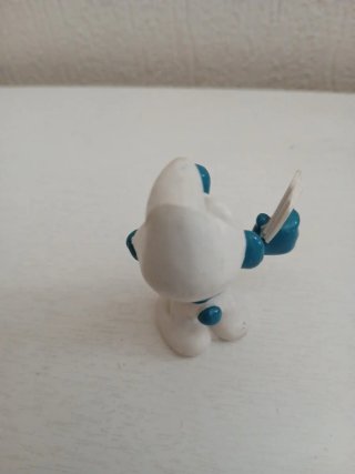 Puffo baro Smurf pitufo jugador de cartas
