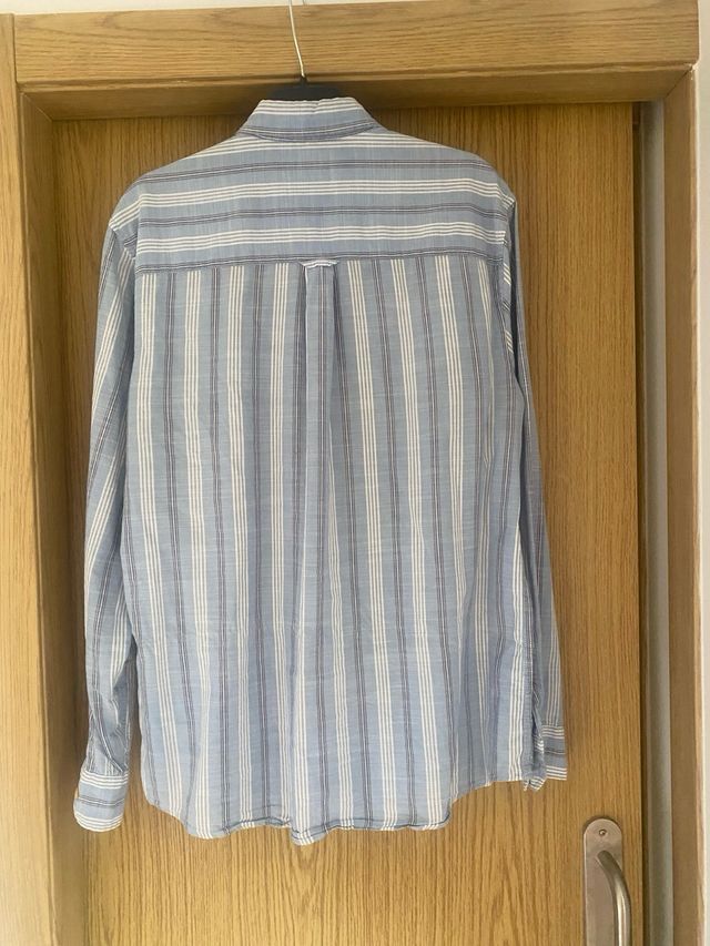 Camisa Springfield azul rayas M