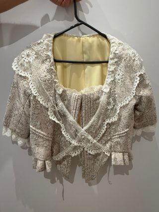 Traje Fallera Beige - Talla XL
