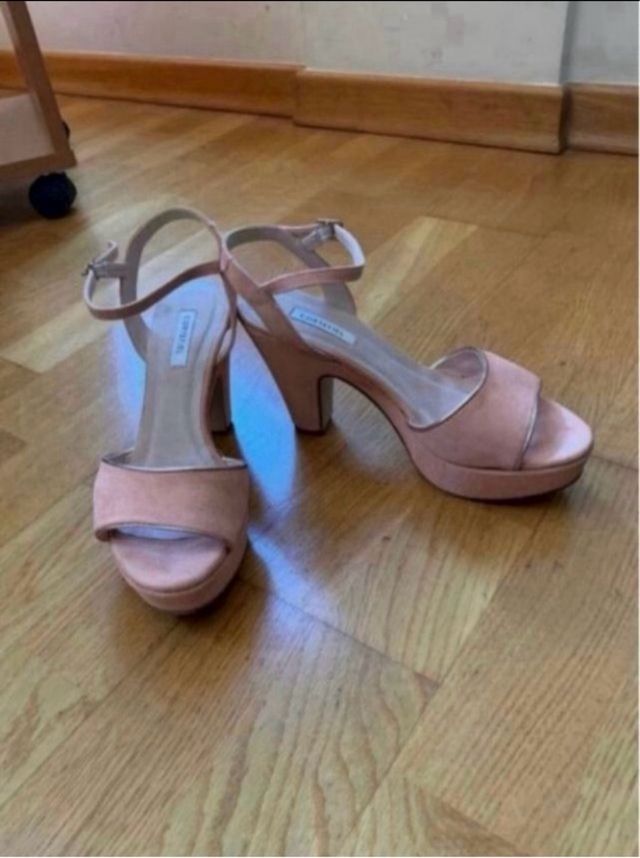 Sandalias tacón Cortefiel