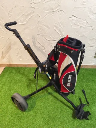 Carro y bolsa golf infantil 