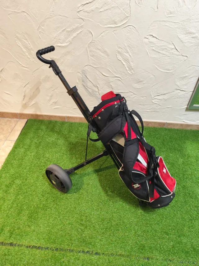 Carro y bolsa golf infantil