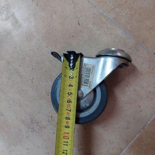 4 Ruedas giratorias 75mm con freno