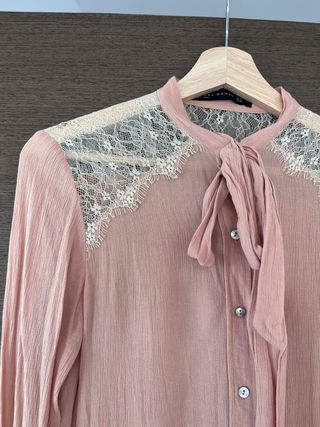 Blusa Zara rosa | Talla M