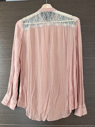 Blusa Zara rosa | Talla M
