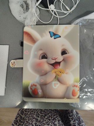 Funda tablet conejito sin estrenar