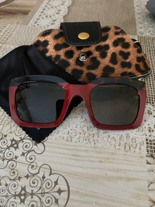 Gafas sol polarizadas rojas